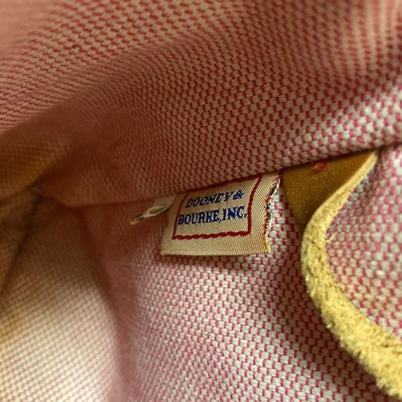 Dooney & Bourke Large Leather Tote Shoulder Bag - Picture 9 of 13